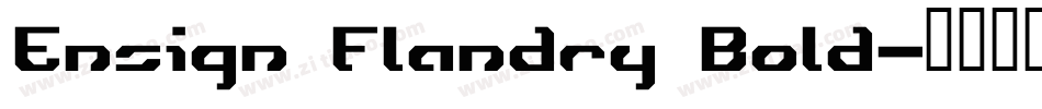 Ensign Flandry Bold字体转换